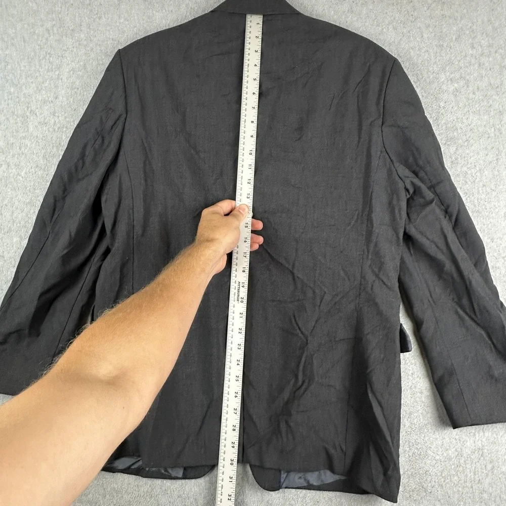 Alexandre London Suit Jacket Mens 42R Gray Wool 2 Button Notch Lapel Sport Coat